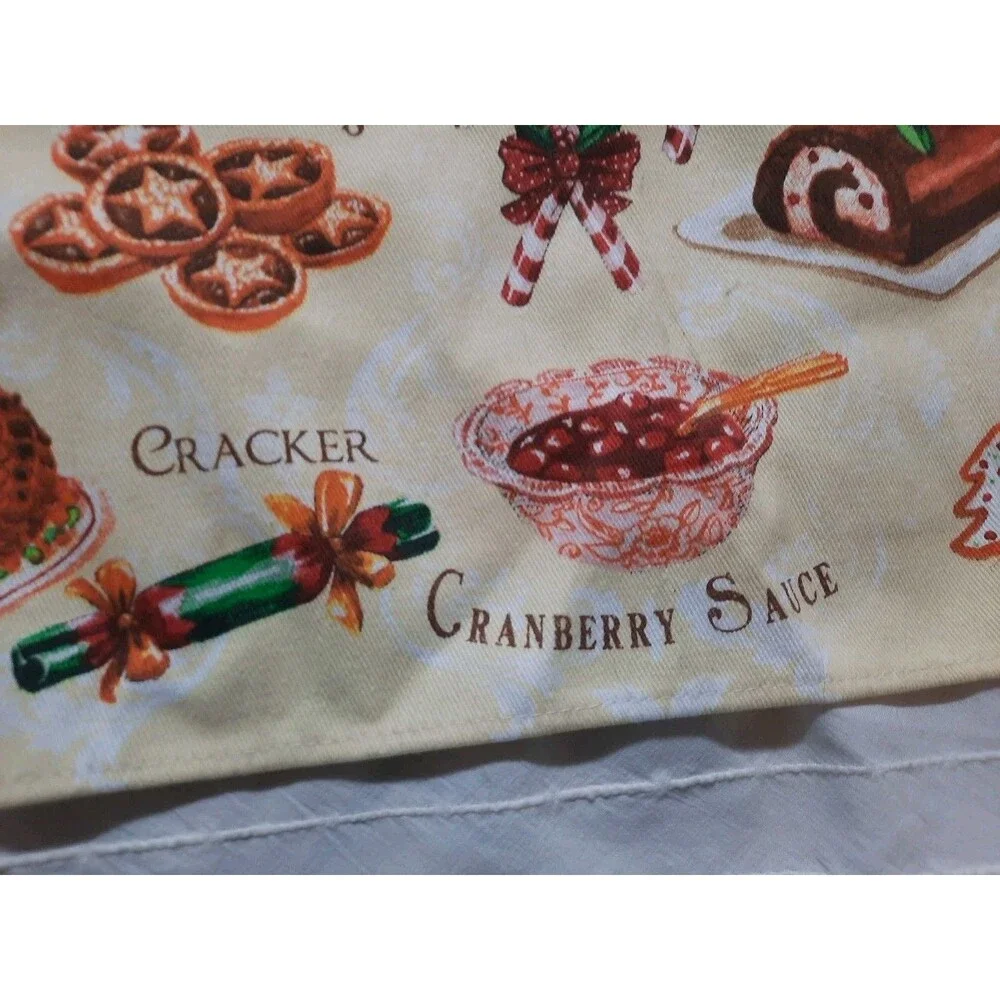 NWT Kitchen Chic “Marry Christmas” Adjustable Christmas Theme Apron